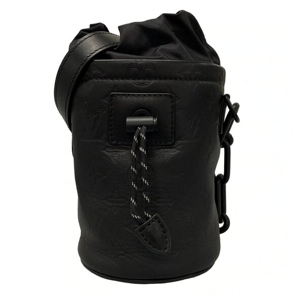 Auth LOUIS VUITTON Chalk Nano Bag M44628 Monogram Shadow - NZ1119 Shoulder Bag - Picture 1 of 16